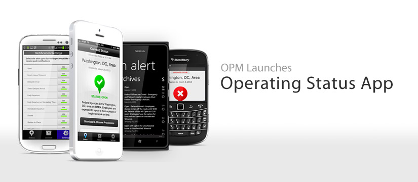 OPM Launches Operating Status App
