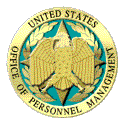 Image of OPM Logo with an active link to the OPM home page