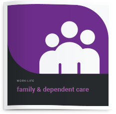 Brochure cover for dependent care