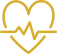 Icon of a Heart with a heart-beat line over it