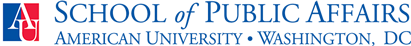 American University School of Public Affairs Logo