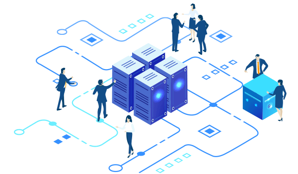 Data cubes with people